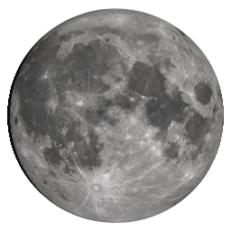 차오르는 달 · 달 위상 재현